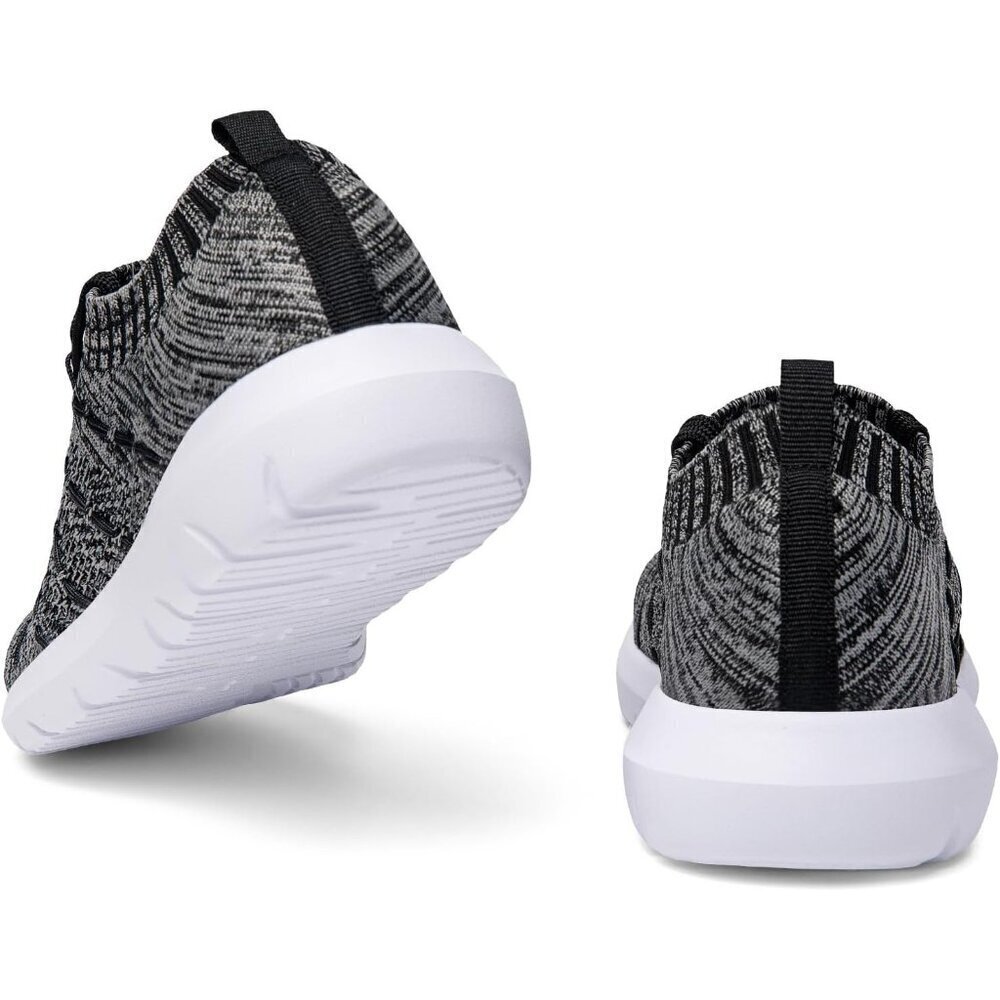 🆕Women Black-Grey Running Breathable Knitting flexible Sports Shoes Sneaker - Picture 4 of 6